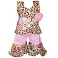 AnnLoren 2-piece Floral/ Leopard American Girl Doll Outfit