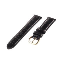 Republic Men's Italian Calfskin Alligator Embossed Grain Hypo-allergenic Watch Strap
