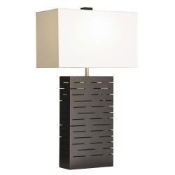 Nova Rift Dark Brown Standing Table Lamp
