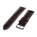 Republic Men's Italian Brown Calfskin Alligator Embossed Hypo-allergenic Watch Strap