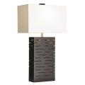 Nova Rift Dark Brown Standing Table Lamp