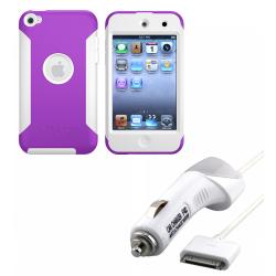 Otter Box Purple Case/ Charger for Apple iPod Touch 4th Generation