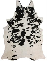 Hand-picked Brazilian Black / White Cowhide Rug (5' x 7')