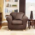 Sure Fit Stretch Leather 2-Piece Chair Slipcover
