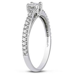 New! 10k White Gold 1/2ct TDW Diamond Ring (G-H, I2-I3)