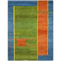 Hand-knotted Gabeh Ancestry Multi Wool Rug (4' x 6')
