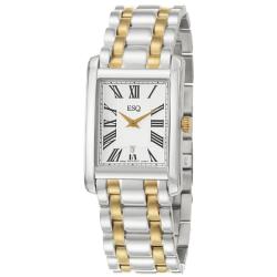 ESQ by Movado Men's 'Filmore' Stainless Steel and Yellow Ion Plated Quartz Watch