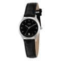 ESQ by Movado Women's 'Folio' Stainless Steel and Leather Quartz Watch