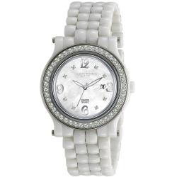 Akribos XXIV Women's Diamond Ceramic Bracelet Watch