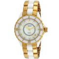 Akribos XXIV Midsize Women's Two-tone Ceramic Bracelet Watch