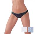 Ilusion Women's Invisible Printed Cotton-blend Low-rise Thong