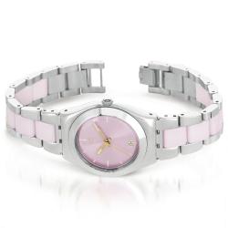 Swatch Women's Pink Stainless Steel Watch 