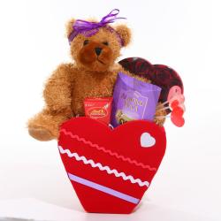 You are Beary Sweet Assorted Heart Shaped Gift Box