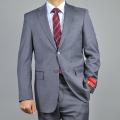 Mantoni Men's Charcoal Grey 2-button Classic Wool Suit