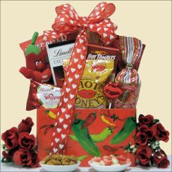 'Hot Stuff' Valentine's Day Hot and Spicy Gourmet Gift Basket