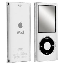 Clear Snap-on Crystal Case for Apple iPod Nano 4th Generation
