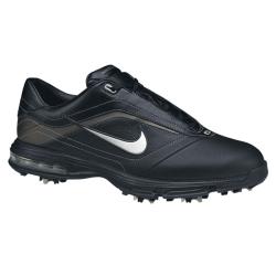 Nike Men's Air Academy Black/ Silver Golf Shoes  