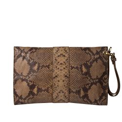 Jimmy Choo 'Rivera' Embossed Snakeskin Leather Shoulder Bag