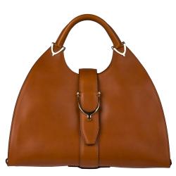 Gucci Brown Leather Medium Top Handle Satchel