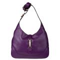 Gucci 'Jackie' Purple Leather Hobo Handbag