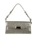 Jimmy Choo Silver/ Gold Metallic Clutch Handbag