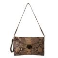 Jimmy Choo 'Rivera' Embossed Snakeskin Leather Shoulder Bag