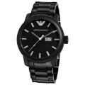 Emporio Armani Men's 'Classic' Matte Black Stainless Steel Watch