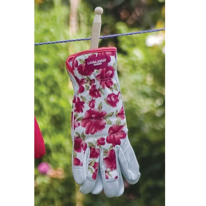 Laura Ashley Women's Floral Gardening Gloves Overstock Shopping Great Deals on Protective Gear