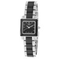 Tissot Women's 'Cera Square' Black Ceramic Trend Quartz Watch
