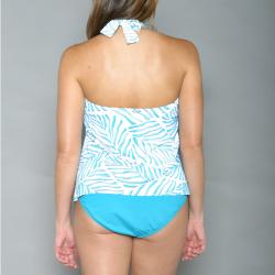 Jantzen Women's Size 16 Teal Halter Tankini