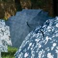 Laura Ashley Kimono Charcoal Oriental Umbrella