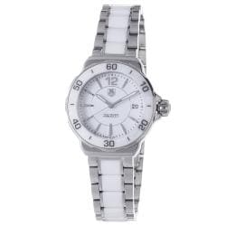 Tag Heuer Women's 'Formula 1' Stainless Steel White Ceramic Watch