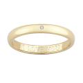 14k Gold over Silver Diamond Accent 'I Love You' Band