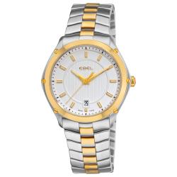Ebel Men's 'Classic Sport' Two Tone Silver Face Watch