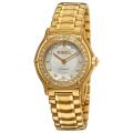 Ebel Women's '1911' Rose Yellow Gold Silver Diamond Dial Watch