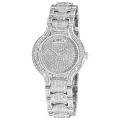 Ebel Women's 'Beluga' White Gold Diamond Bracelet Watch