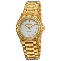 Ebel Women's '1911' Rose Gold Mother of Pearl Diamond Dial Watch