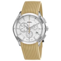 Ebel Men's 'Classic Sport' Sand Rubber Strap Chronograph Watch