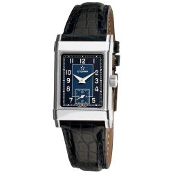 Eterna Women's 'Historique' Blue Dial Blue Leather Strap Watch