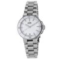 Oris Women's 'Aquis' White Dial Stainless Steel Automatic Watch
