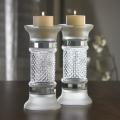 Accents by Jay 11-inch Glass Candle Holder (Set of 2)