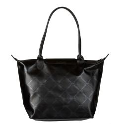 Longchamp Black/ Metallic Equestrian Tote Bag