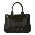 Longchamp Small Hunter Green Leather Shoulder Handbag