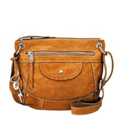 Fossil 'Liberty' Saddle Leather Crossbody Handbag