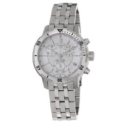 Tissot Men's 'PRS-200' Silver Dial Stainless Steel Watch