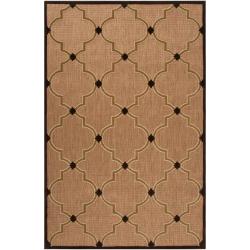 Woven Olefin Tan Bernardino Rug (5' x 7'6")
