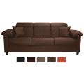 Tango Click Clack Convertible Full-size Microfiber Futon Sofa