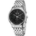 Maurice Lacroix Men's 'Les Classiques' Black Chronograph Dial Watch