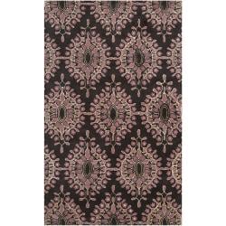 Hand Tufted Charcoal Mazda New Zealand Wool Rug (8' x 11')