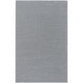 Hand-crafted Solid Grey/Blue Victoria Wool Rug (12' x 15')